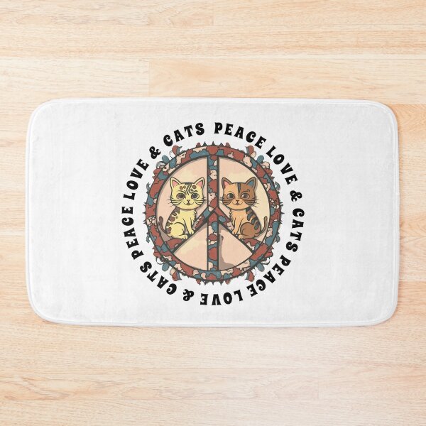 Item preview, Peace Love Cats T Shirt designed and sold by PetSafari.
