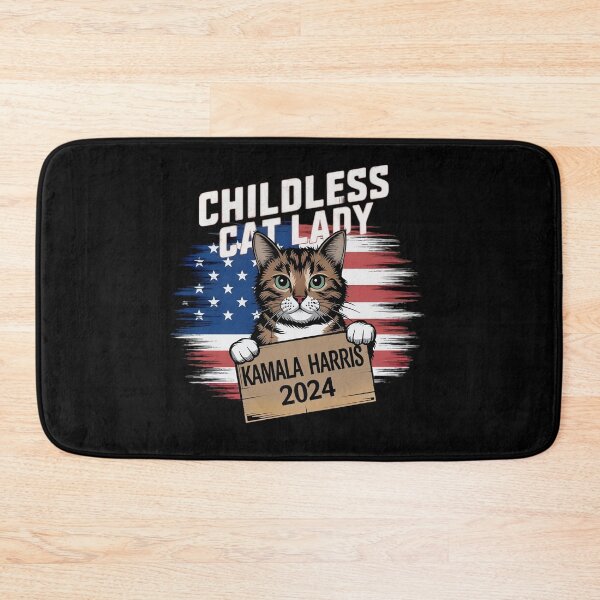 Item preview, Childless Cat Lady Kamala Harris 2024 designed and sold by TahfahTk.