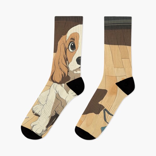 Item preview, Cocker Spaniel dog | Anime style designed and sold by ComicsFactory.