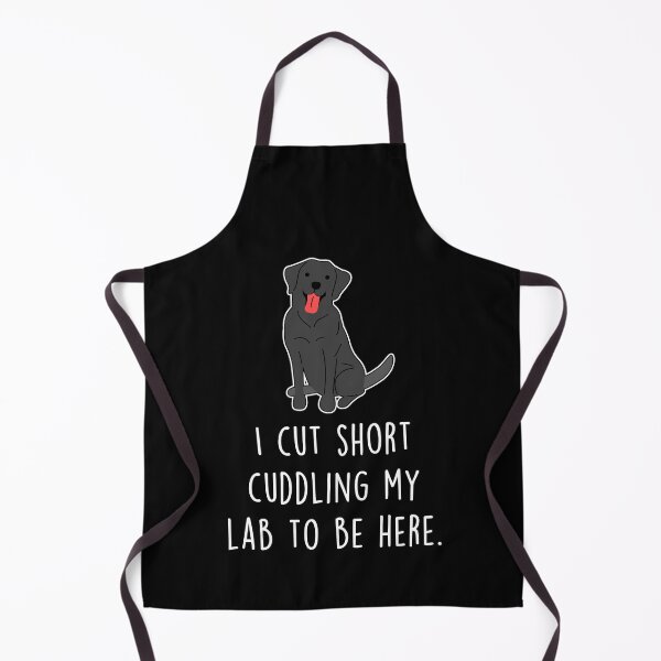 Item preview, Black Labrador Retriever Dog Cut Short designed and sold by Clara Hollins.