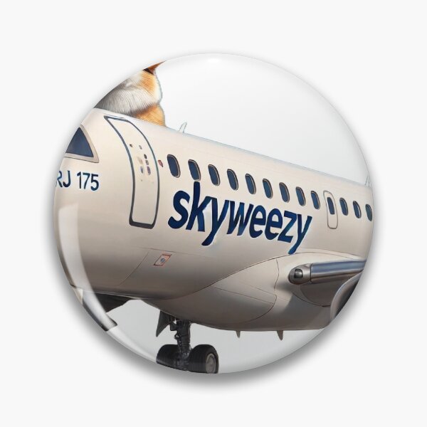 Item preview, SkyWeezy ERJ Corgi Mascot (no background) designed and sold by FlyingSwitz.