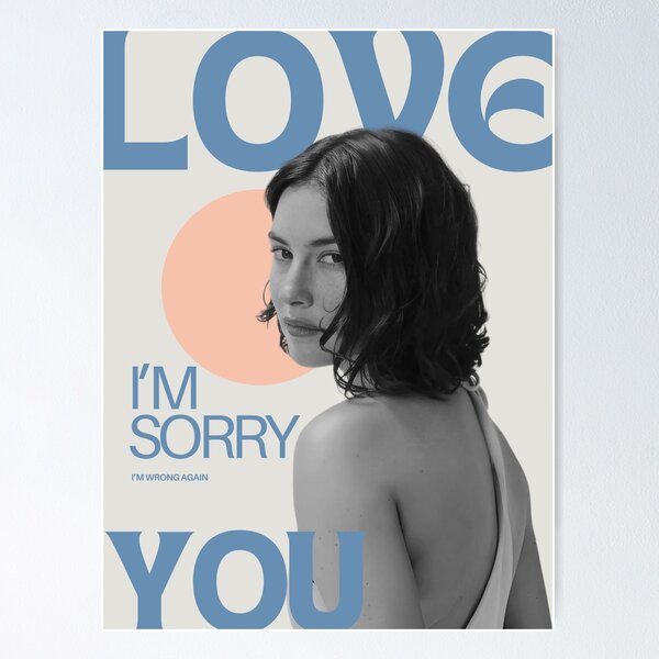 グレイシーエイブラムス - I Love You, I'm Sorry ポスター