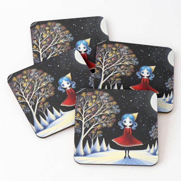 Item preview, Big Blue Eyes In Winterland designed and sold by TheDarkWardrobe.