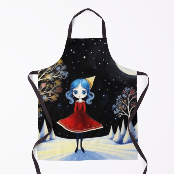 Item preview, Big Blue Eyes In Winterland designed and sold by TheDarkWardrobe.