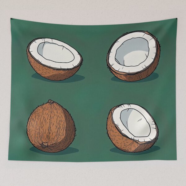 Item preview,  Coconut fruit | Anime style designed and sold by ComicsFactory.
