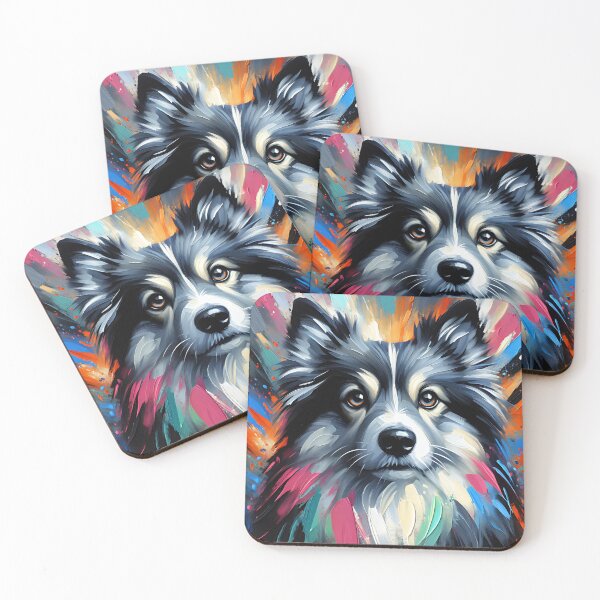 Item preview, Icelandic Sheepdog Dog Acrylic Print Pet Portrait Pet Lovers designed and sold by Puppy Puzzles Plus.