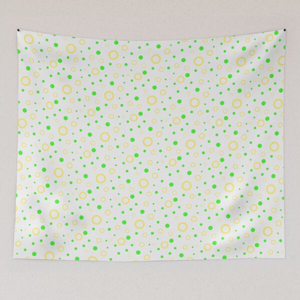 Item preview, Colorful Sequenced Dots Bubbles Circles White Background designed and sold by EvergreenMotifs.