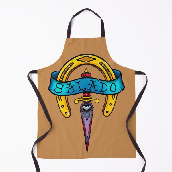 Item preview, unlucky, salad, dagger, eye, tear, horseshoe designed and sold by AZTECartoon.