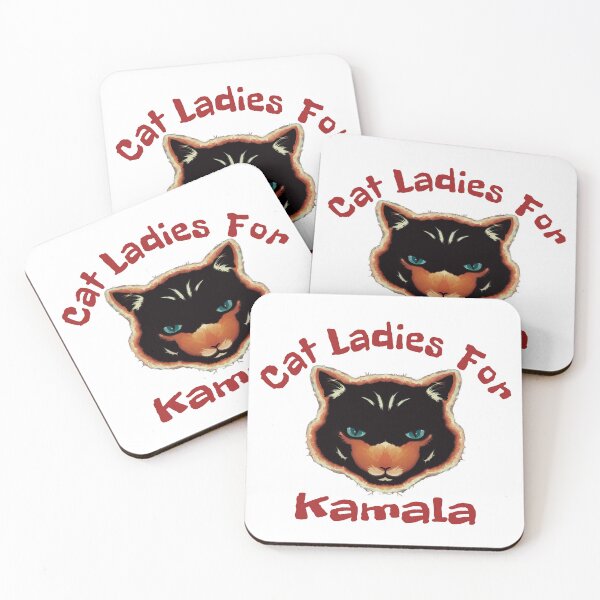 Aperçu de l'œuvre Dames chats pour Kamala. créée et vendue par EunsooLee.