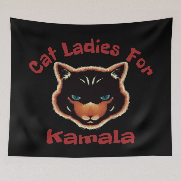Item preview, Cat Ladies For Kamala. designed and sold by EunsooLee.