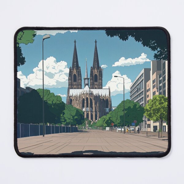 Item preview, Cologne Cathedral | Anime style designed and sold by ComicsFactory.