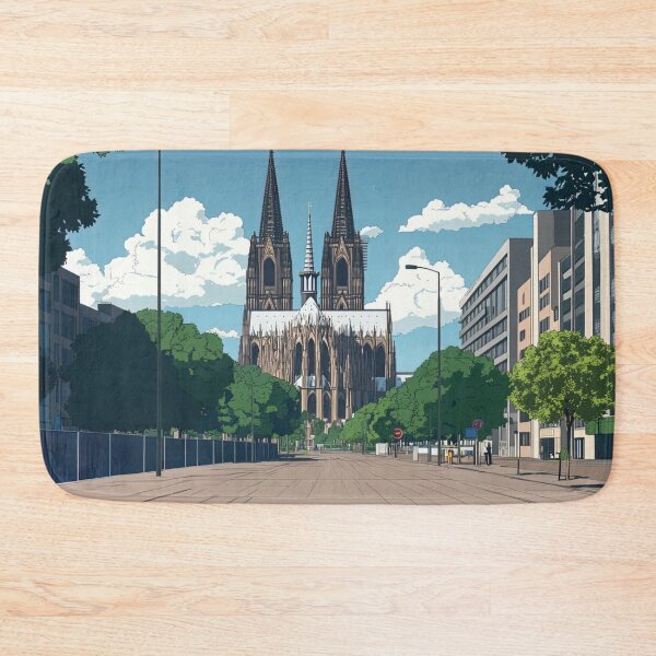 Item preview, Cologne Cathedral | Anime style designed and sold by ComicsFactory.