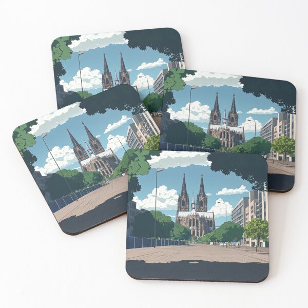 Item preview, Cologne Cathedral | Anime style designed and sold by ComicsFactory.