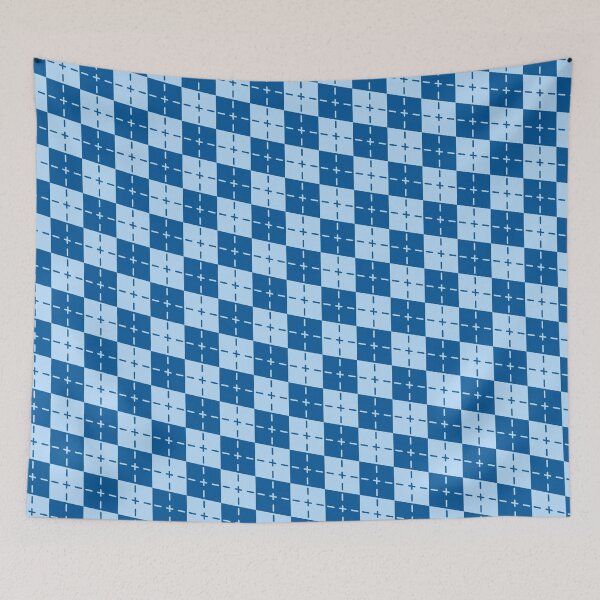 Item preview, Bicolor Plaid Diamond Geometry Square Symbol Seamless Grid designed and sold by EvergreenMotifs.