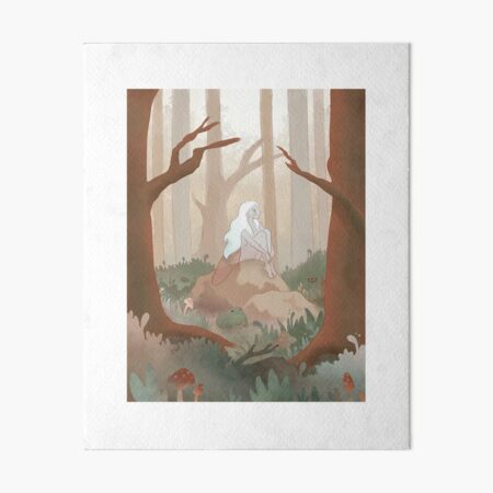 Vista previa del artículo con la obra «Hada en el bosque», diseñado y vendido por isabelcoxon.