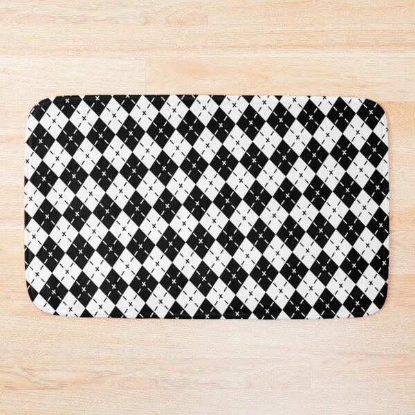 Item preview, Bicolor Plaid Diamond Geometry Square Symbol Seamless Grid designed and sold by EvergreenMotifs.