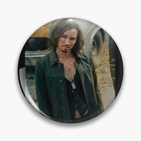 Item preview, Umbrella academy Klaus #4 pinback button  designed and sold by slashrose4ever.