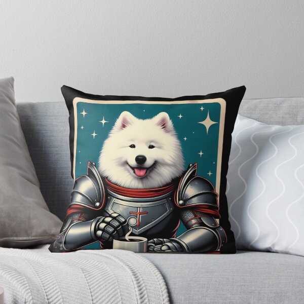 Item preview, Knight Samoyed Dog funny vintage t-shirts designed and sold by PAVOXAR.