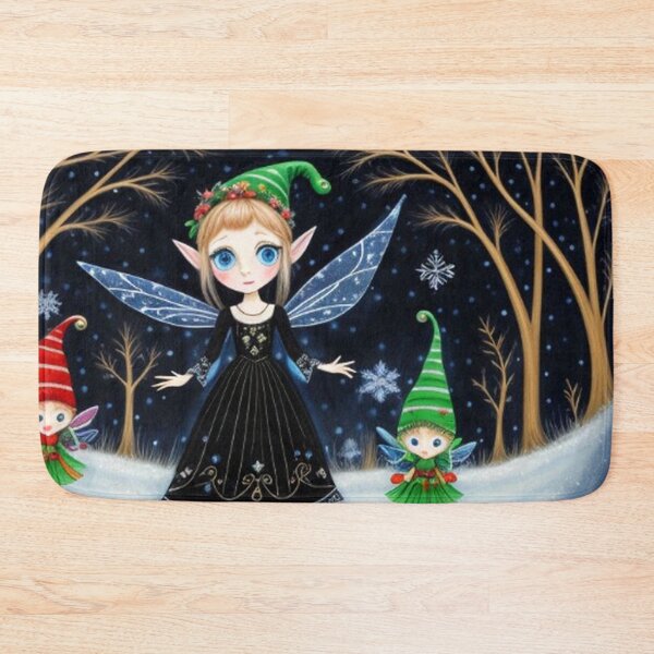 Item preview, Big Blue Eyed Fairy & Snow Elves  designed and sold by TheDarkWardrobe.