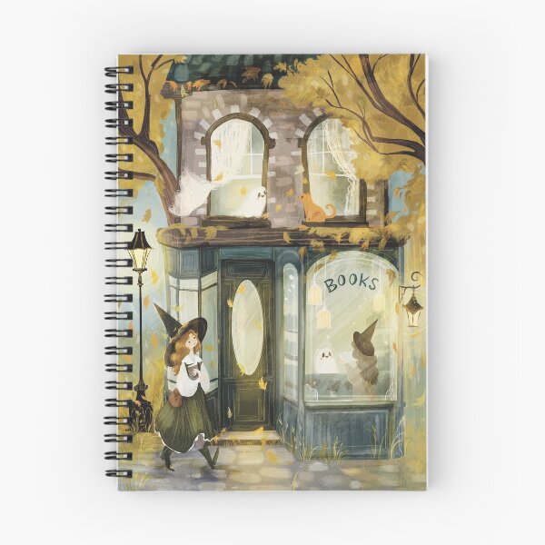 Item preview, Autumn Bookshop Illustration  designed and sold by Artofstephmarie.