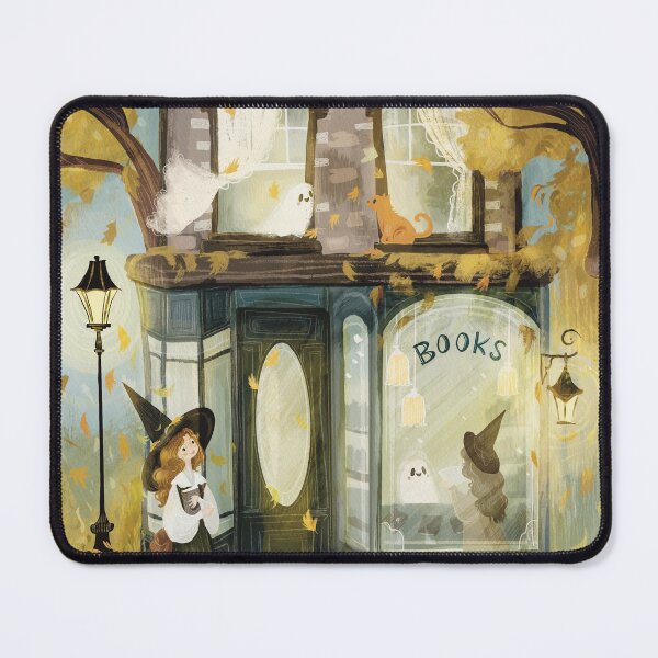 Item preview, Autumn Bookshop Illustration  designed and sold by Artofstephmarie.