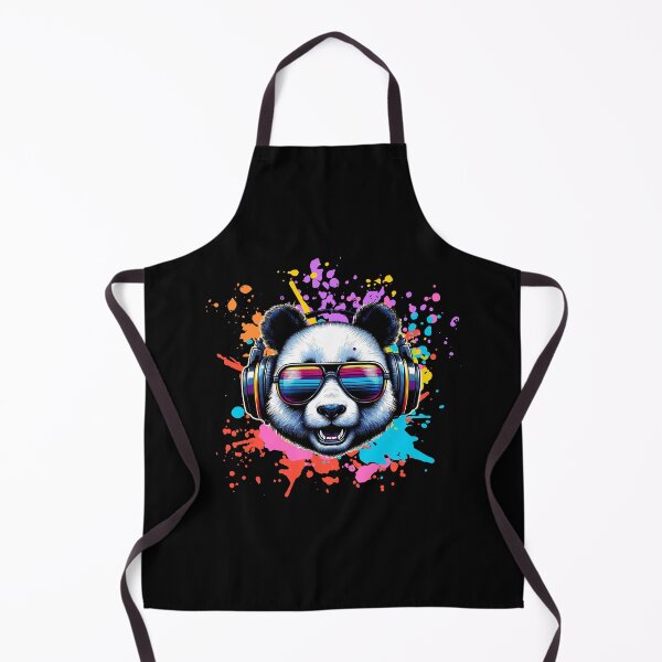 Item preview, Cool And Stylish DJ Panda Wearing Sunglasses With Colorful Splash designed and sold by Smix Pixels.