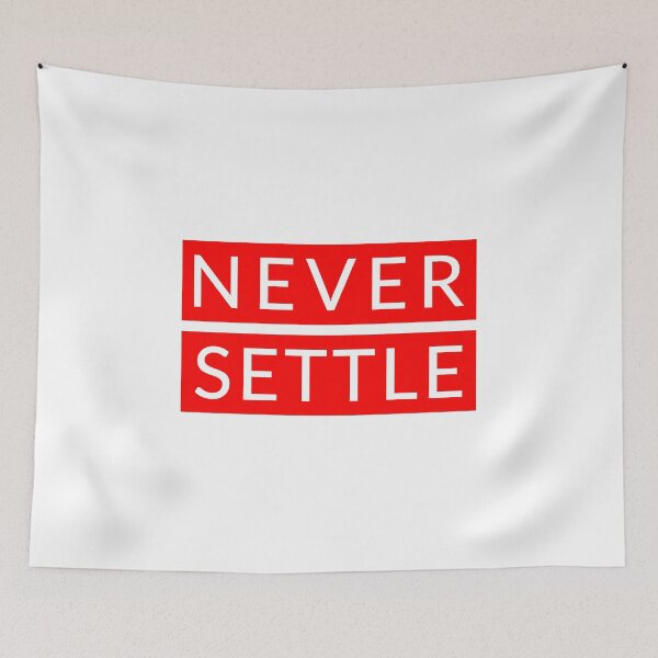 Item preview, Never Settle OnePlus Red designed and sold by Essenti4lgoods.