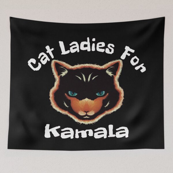 Item preview, Cat Ladies For Kamala. designed and sold by EunsooLee.
