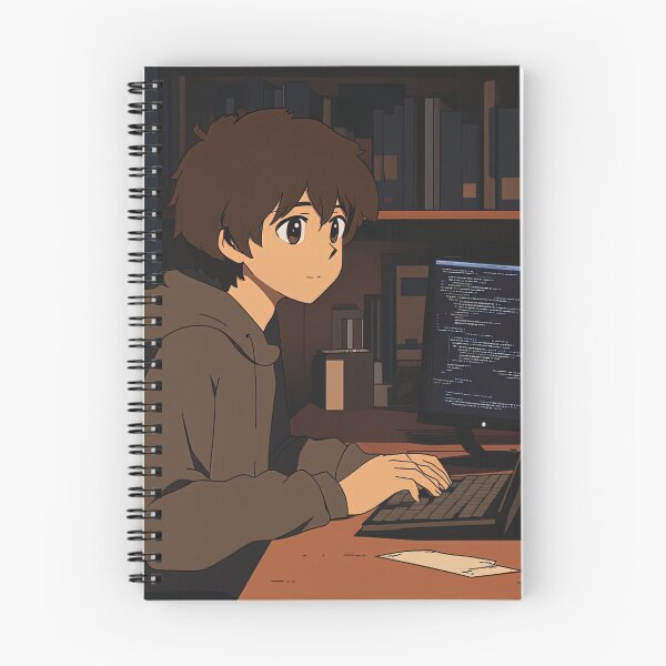 Item preview, Computer programmer  | Anime style designed and sold by ComicsFactory.