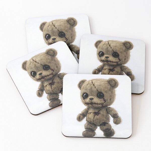 Item preview, Creepy Stuffed Teddy Dear - Tim Burton Inspired Halloween Decor designed and sold by Artificial Craft.