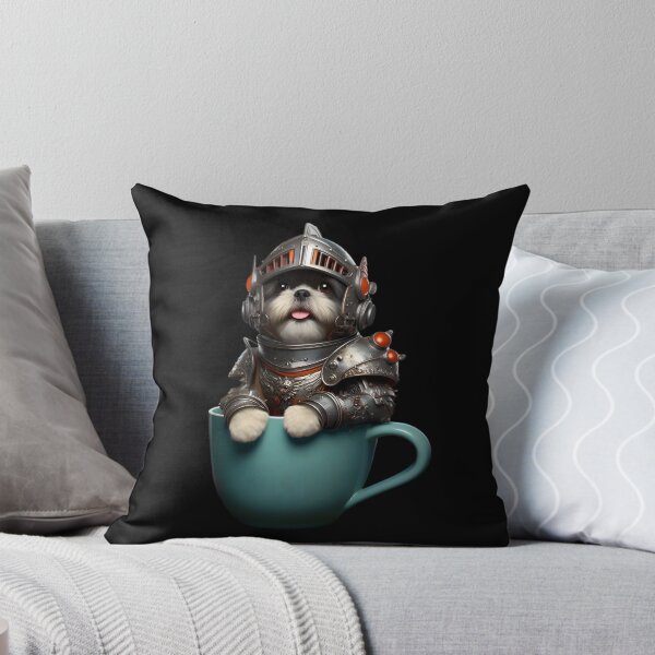 Item preview, Knight Shih tzu Dog funny vintage t-shirts designed and sold by PAVOXAR.