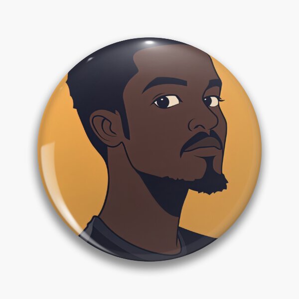 Item preview, Congolese man, portrait | Anime style designed and sold by ComicsFactory.