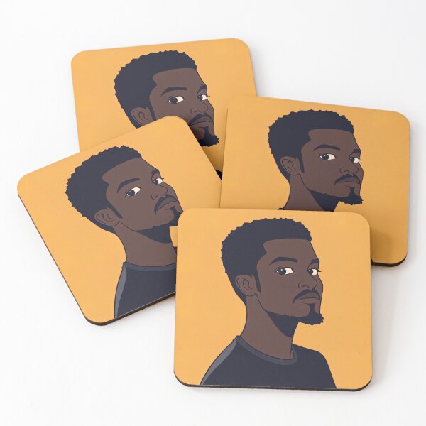Item preview, Congolese man, portrait | Anime style designed and sold by ComicsFactory.