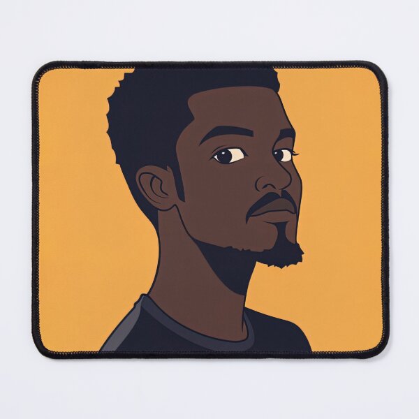 Item preview, Congolese man, portrait | Anime style designed and sold by ComicsFactory.