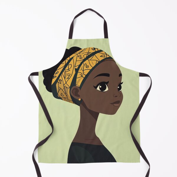 Item preview, Congolese woman, portrait | Anime style designed and sold by ComicsFactory.