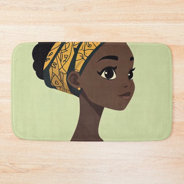 Item preview, Congolese woman, portrait | Anime style designed and sold by ComicsFactory.