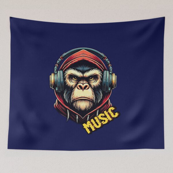 Item preview, monkey angry music designed and sold by ONIX23.