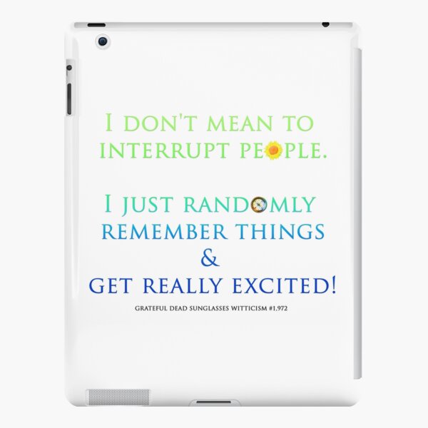 GDS Witticism #1972 iPad Snap Case