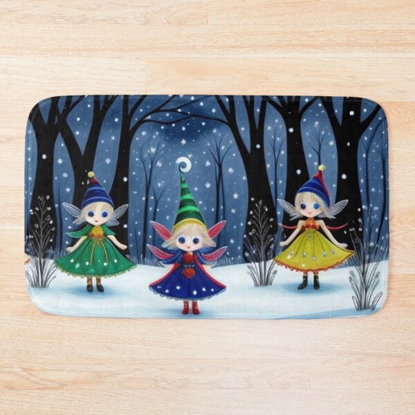 Item preview, Four Fairy Elves In Winterland designed and sold by TheDarkWardrobe.