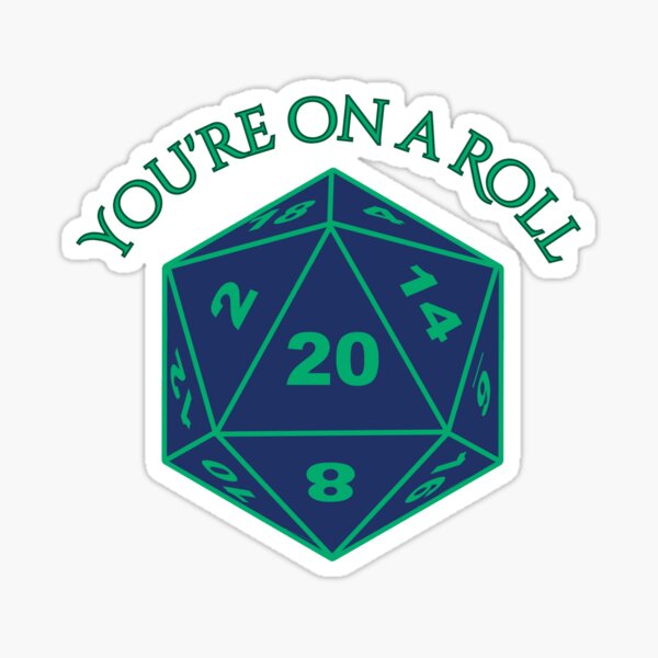 Item preview, D20 You're on a Roll designed and sold by insurgentdesign.