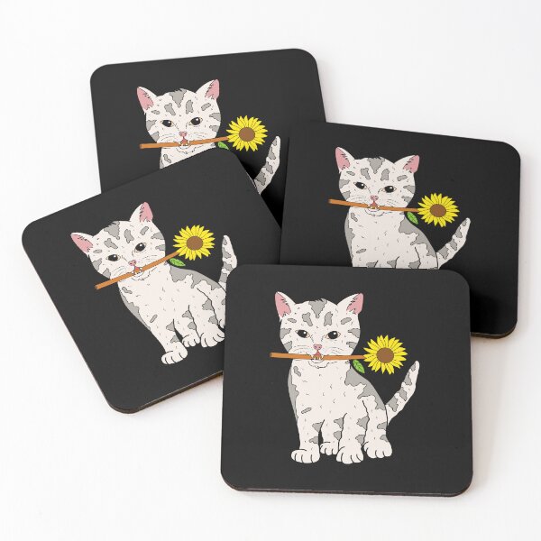 Item preview, cat and sunflower  designed and sold by Brexmore3.