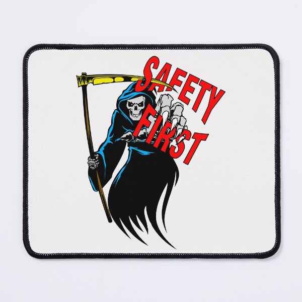 Item preview, Safety First; Reaper; designed and sold by StickerApe.