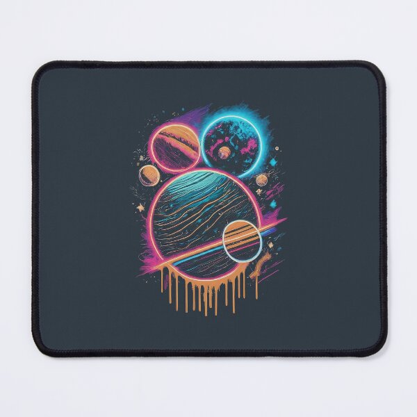 Item preview, Neon Dripping Planets designed and sold by xelalex5.