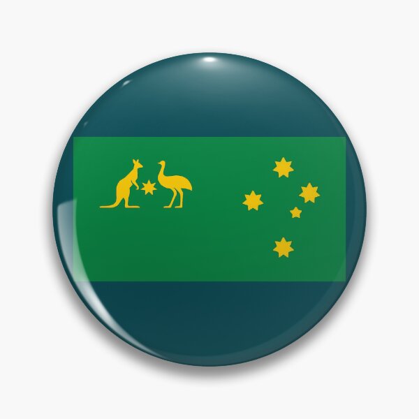 Item preview, Australia Sport Team Crest 2024 edition with Southern Cross  designed and sold by Kangaroo Sun.