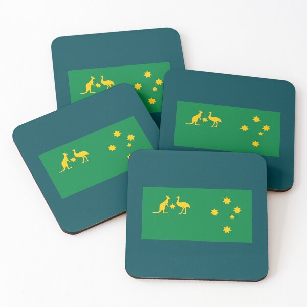 Item preview, Australia Sport Team Crest 2024 edition with Southern Cross  designed and sold by Kangaroo Sun.