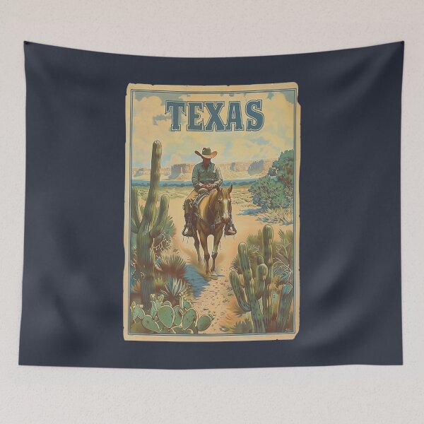 Item preview, A Vintage Travel Illustration of Texas - United States  designed and sold by GoodOldVintage.