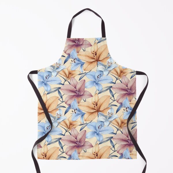 Item preview, Watercolor Lily and Orchid Seamless Floral Pattern designed and sold by VoyteksDesigns.