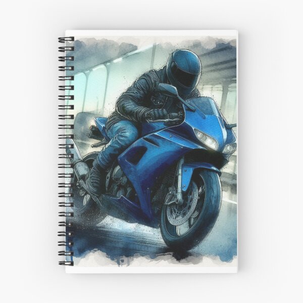 Item preview, Blue Ducati in a Wet Street Scene designed and sold by Halifaxartguy.