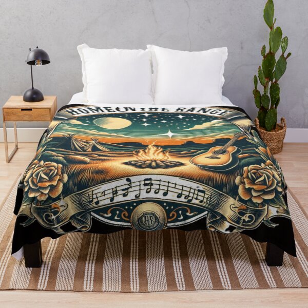 Item preview, Home on the Range Cowboy Campfire Design designed and sold by GardenReign.