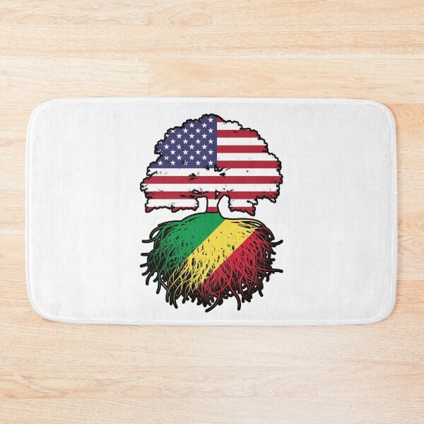 Item preview, Congo Congolese American USA Tree Roots Flag designed and sold by FlagX.